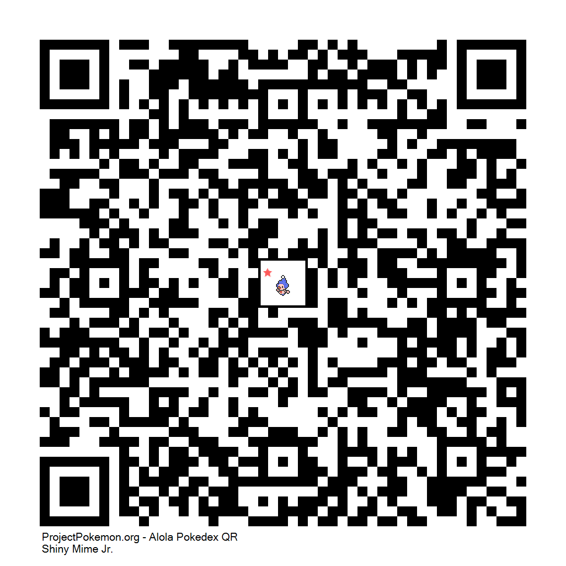 Cdigo QR de Mime Jr. variocolor